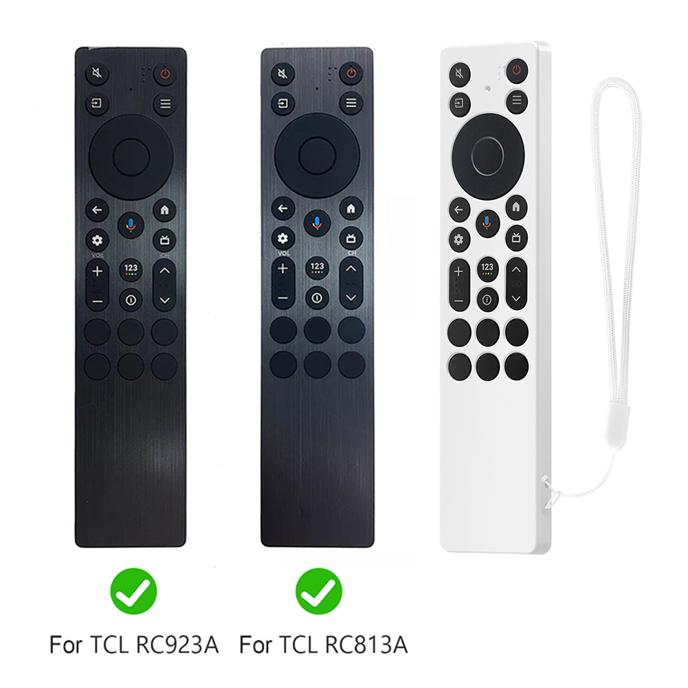 For TCL RC923A/RC813A Silicone Remote Control Case Anti-Scratch Protective Cover Waterproof Television RC Shell TV Supplies Tool