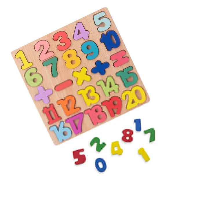 Wooden Puzzle for Toddlers  Alphabet Number Geometric Puzzle ABC Learning Toys Montessori Preschool Educational Gift Learning Letter Puzzles Board for Kids 3+
