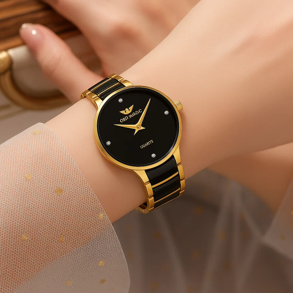Classic Watches for  Girls Women's Luxury Wrist Watches Quartz Water Resistant Ladies Watches.