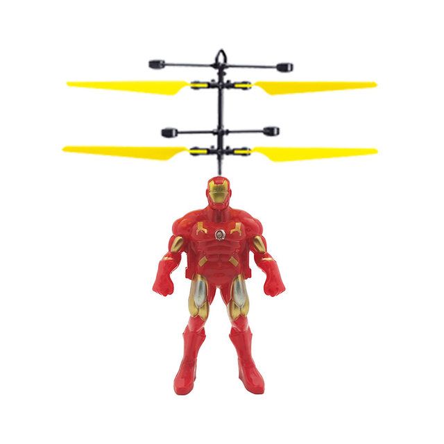 Flying avengers spideman batman iron man toys sensor flying toys rechargeable outdoor toys