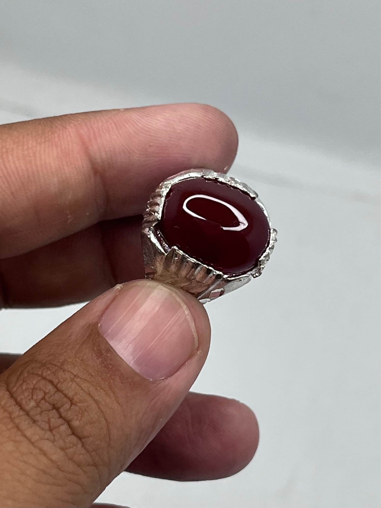 Yamni Haqeeq Stone Ring  Ring 100% Orignal Aqeeq/Akik/agate/nag/stone/Gemstone/Haqeeq/yamni Haqeeq Stone/yamni Haqeeq gemstone/yamni aqeeq stone/yamni aqeeq gemstone.