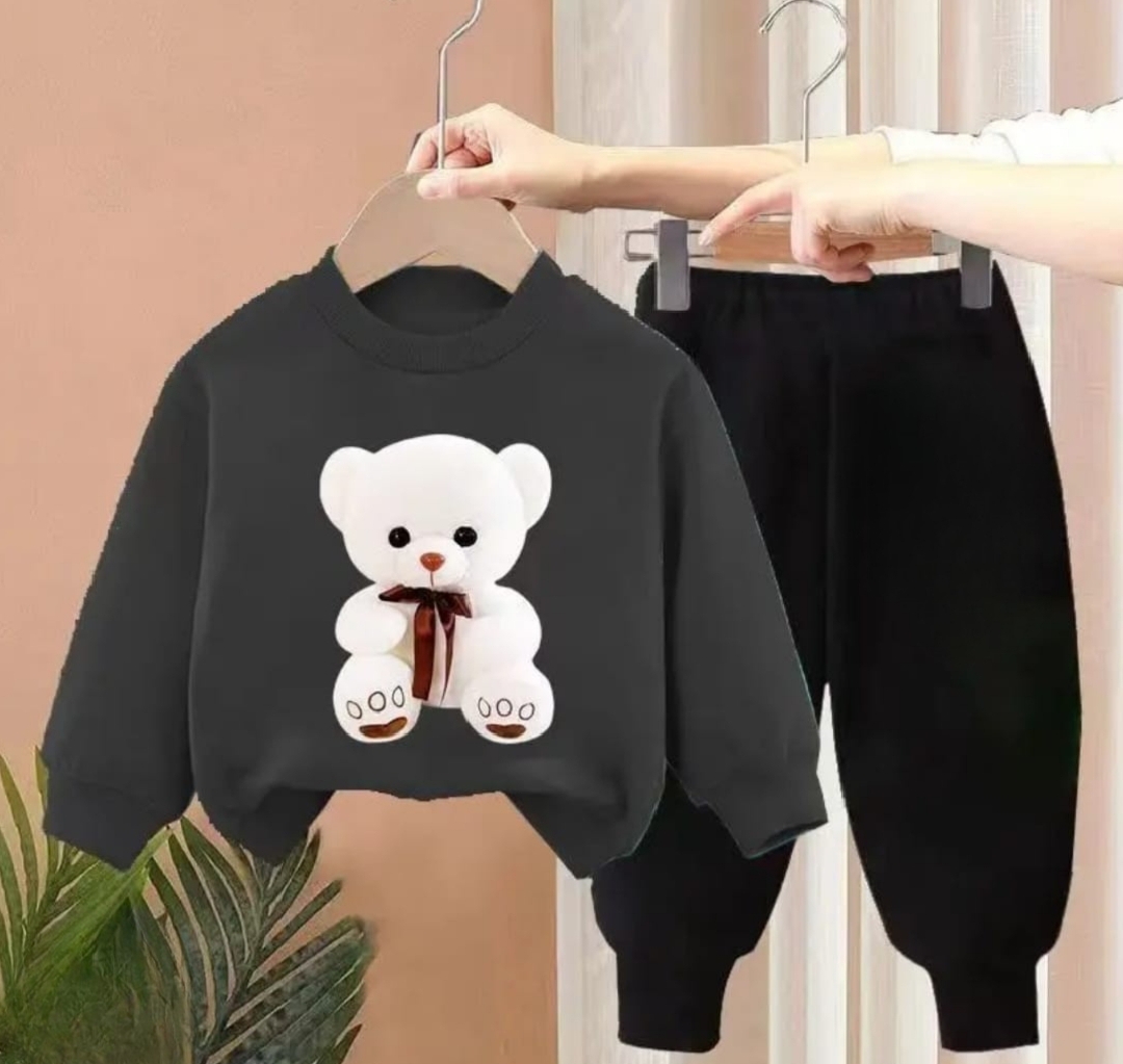 Sweatshirt And Pajama Trousers For Kids Baby Boys And Baby Girls Dresses Tracksuit Imported Comfy Winter Warm Top Clothes Set Dresses Outfit Suit For Unisex Jannat Place