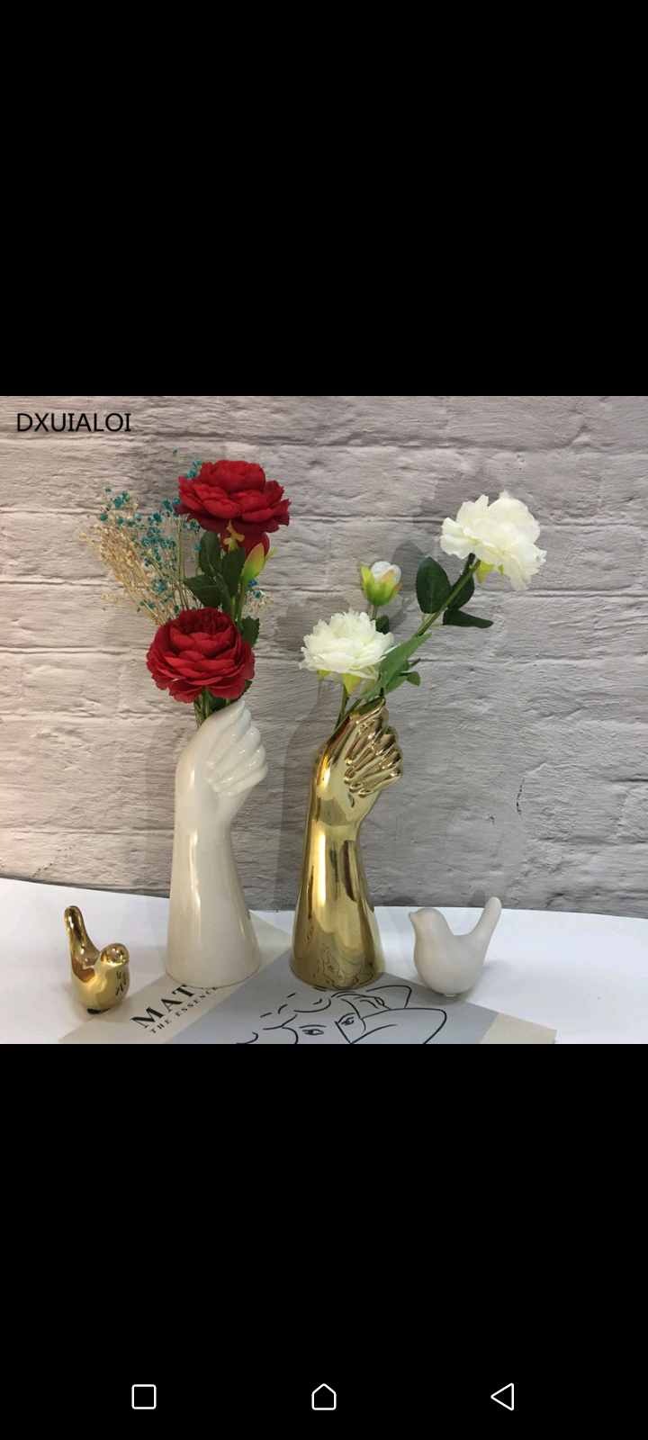 Nordic Style Girl Head Shape VASE Flower 🌺 Vase: Home 🏡 Decoration With FREE Charming GIFT 🎁