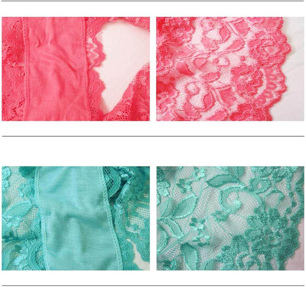 Women Floral Lace Boyshort Panties Soft Breathable Full Net Underwear Fancy Bridal Comfortable Lingerie Multicolor Small Medium