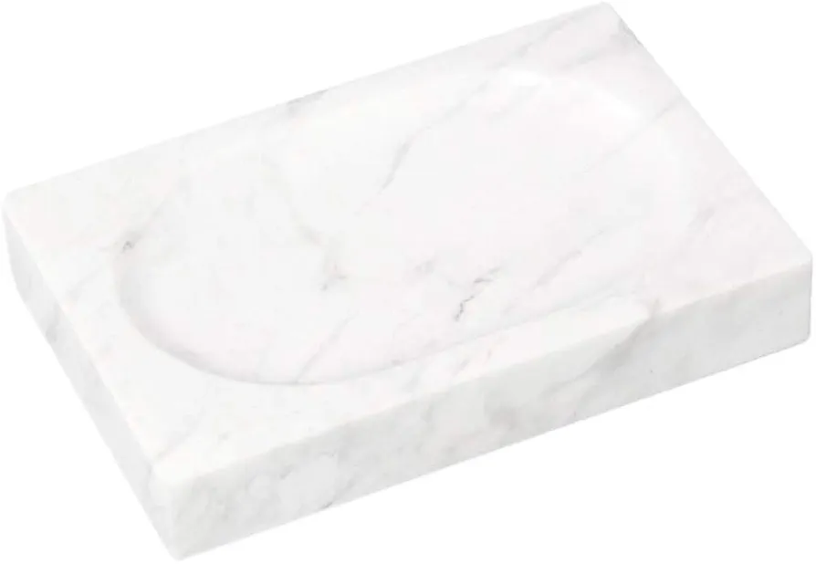 This sleek soap dish features a modern black and white color scheme, adding a touch of elegance to any bathroom. Its durable design ensures long-lasting use. 2