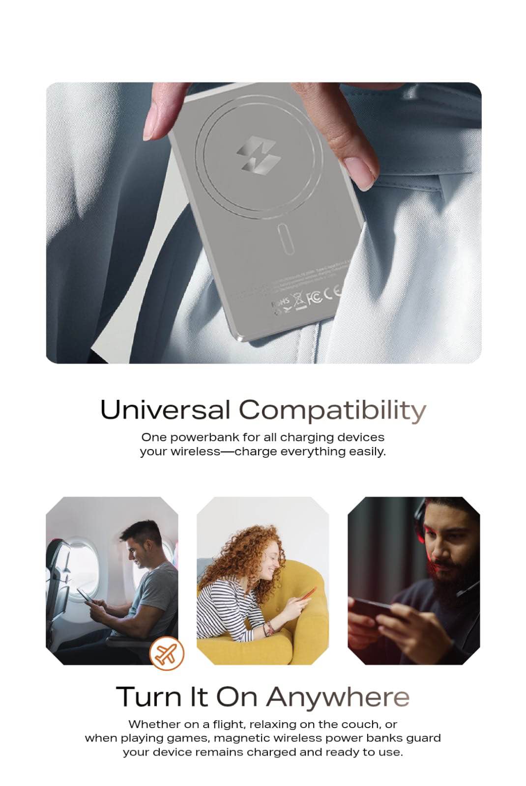 Infinix XP06 MagPower Magnetic Wireless Power Bank – Fast Charging Portable Charger