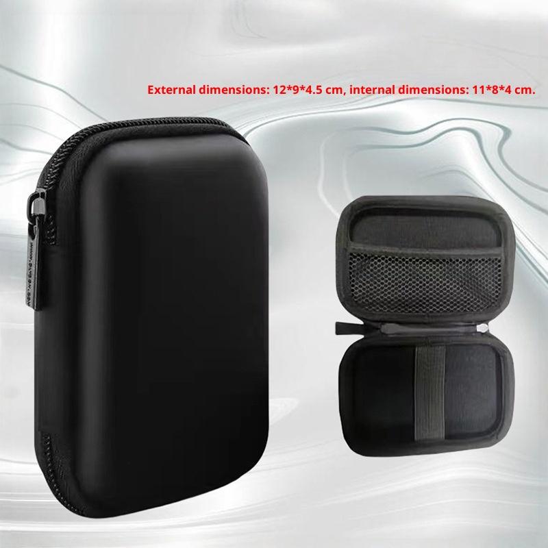 1PC Mini CCD Camera Protective Case with Travel Cover Mesh Pocket, Digital Camera Bag Store Cards & Accessories