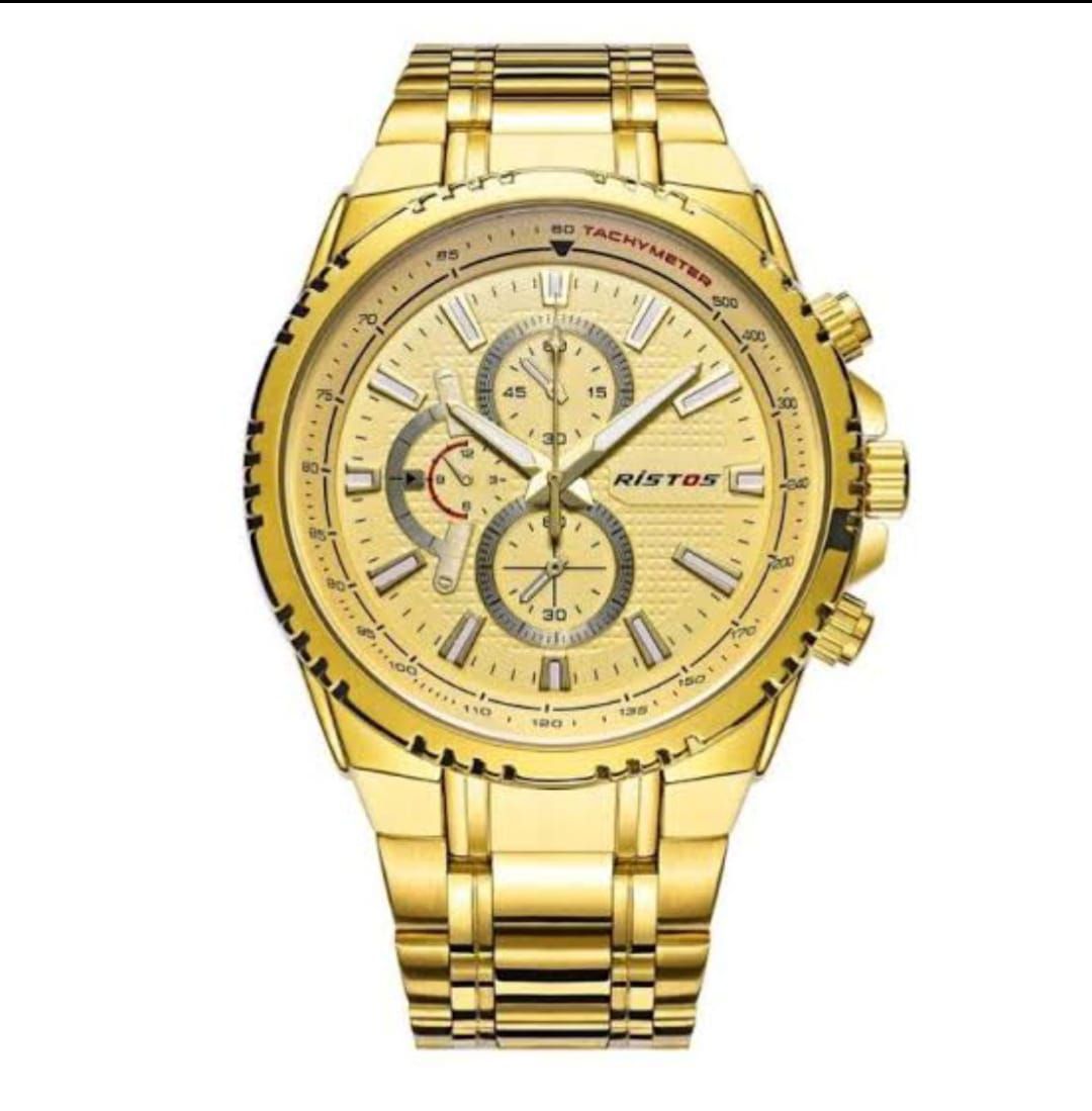 Pack Of 2 Top Fashion Men's Luxury Watches Deal   -Elegant Mens Casual Watch +Chain Braclate For Men -High Quality Business Watch  In  Random dial Design