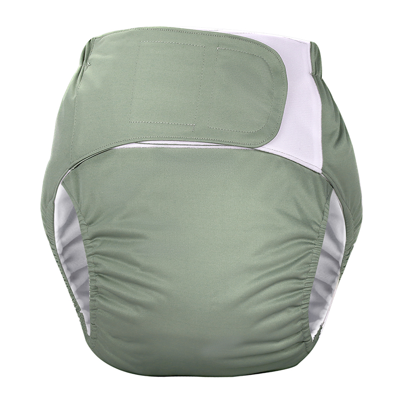 Adult Size Washable Cloth Diapers Adjustable Elderly Reusable, Incontinence Underwear, Waterproof Fabric Breathable Not Stuffy