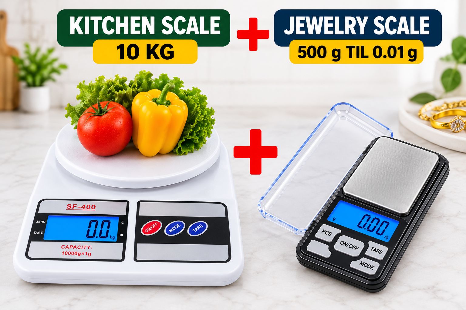 10 KG Weight Capacity, Imported Electronic Digital Kitchen Scale, Digital Weight Machine, Digital Electric Scale Machine For Kitchen and Shops, Food Scale Digital Machine, Weight machine - SF 400 Model