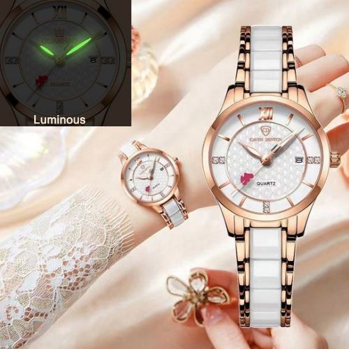 Watch - Fashion Square Watch Women Silver Watches Stainless Steel Band Quartz Wristwatches Ladies with bracelet set | Round watch | Rectangular Watch