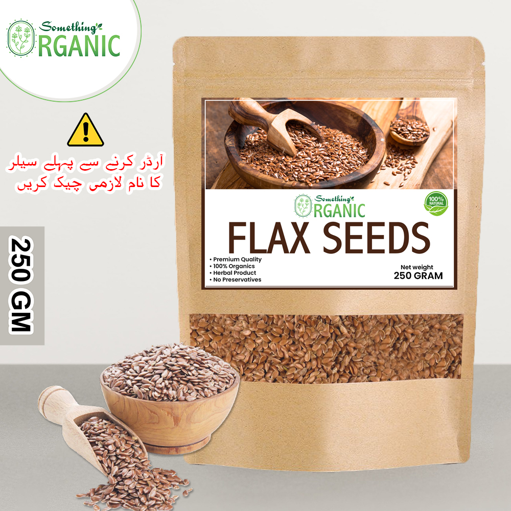 Flax Seeds 250g – 100% Natural Superfood Rich in Omega-3, Fiber & Plant Protein for Weight Management, Skin, Hair & Digestive Health