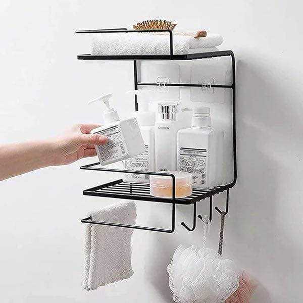 Washroom Stand | Bathroom Storage Organizer Rack | Toilet & Bathroom Accessories Holder | Space Saving Bathroom Stand