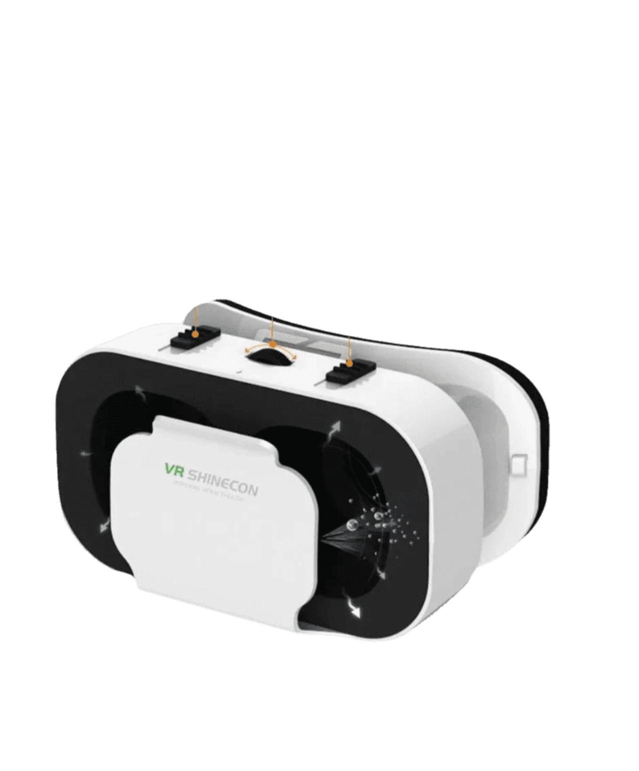 Shinecon 3D VR Glasses Virtual Reality Viar Goggles Headset Devices Smart Helmet Lenses For Cell Phone Mobile Smartphones Viewer