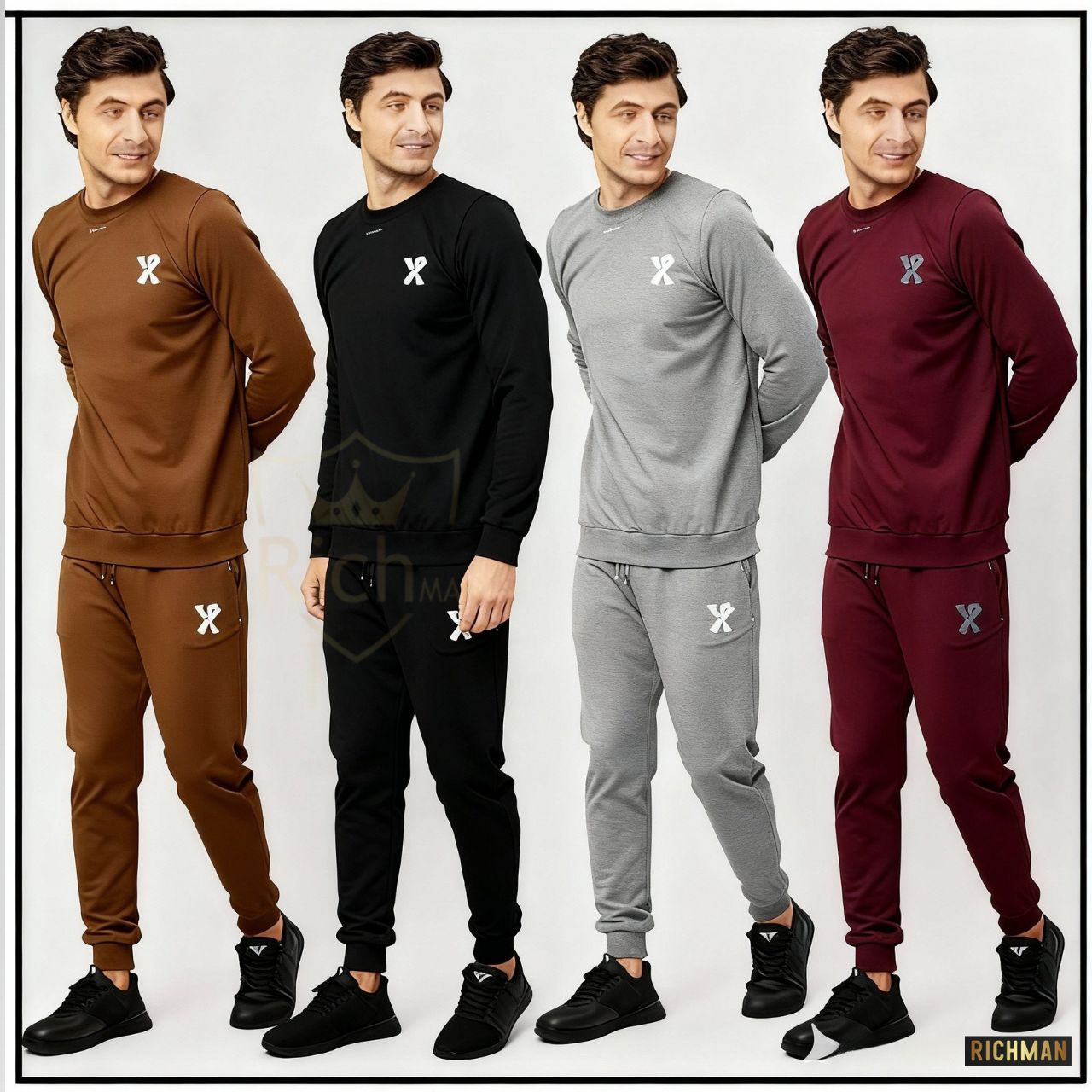 New Arrival: 4-Color Sweatshirt Tracksuit for Men & Women