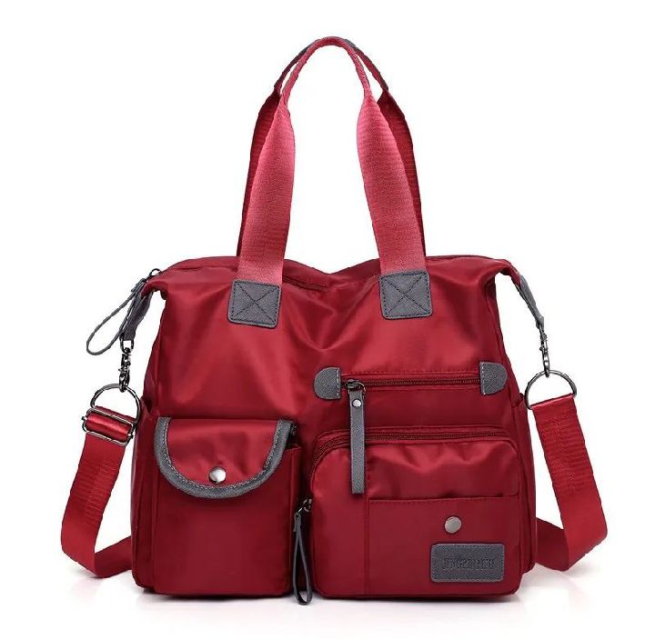 Nylon Handbag For Women Large Capacity Waterproof Shoulder Crossbody Messenger Bag Durable Travel Bag