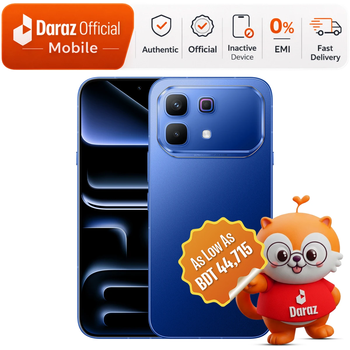 Infinix Note 60 Pro 8/256GB – Premium 1.5K AMOLED Flagship | Dimensity 8300 Ultimate | 200MP Periscope Camera | 45W Fast Charging | Official Warranty