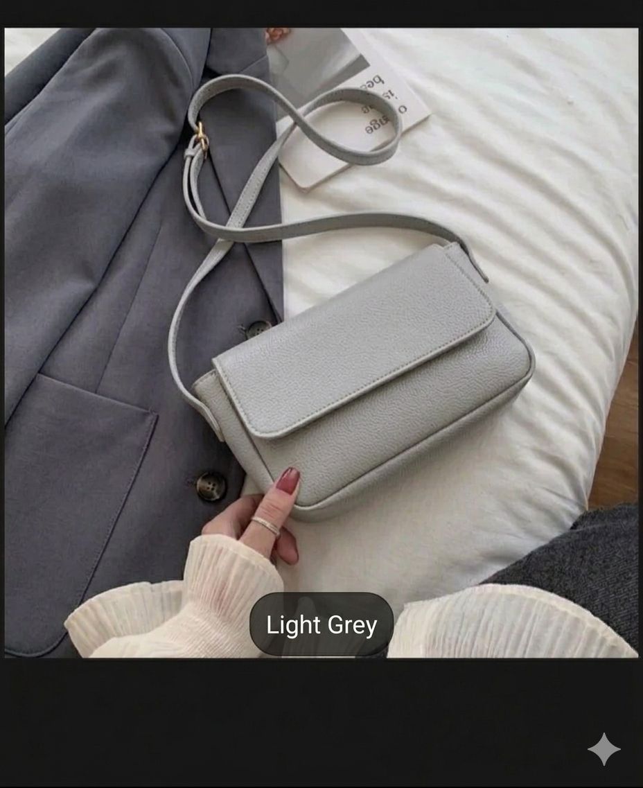 Women Solid Color Crossbody Bags Korean Style Fashion Women Handbags High Quality Street All-Match Ulzzang Shoulder Leisure Bags