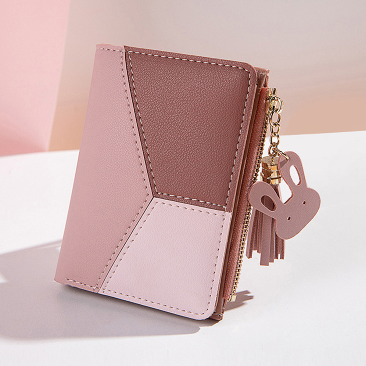 Girls PU Leather Mini Zipper Wallet Purse For Girls All Season Cute Style With Card Slots And Coin Pocket High Quality