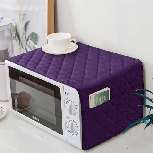 OVEN COVER MICROWAVE DUST PROOF 4 POCKET STORAGE BAG