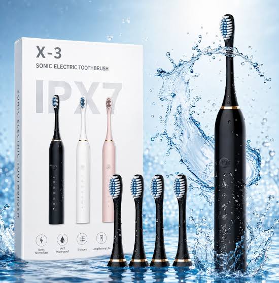 5/6 Modes Electric Toothbrushes for Adults Kids | Smart Timer Rechargeable Whitening Toothbrush IPX7 Waterproof | Tooth brush holder , Small portable brush holders