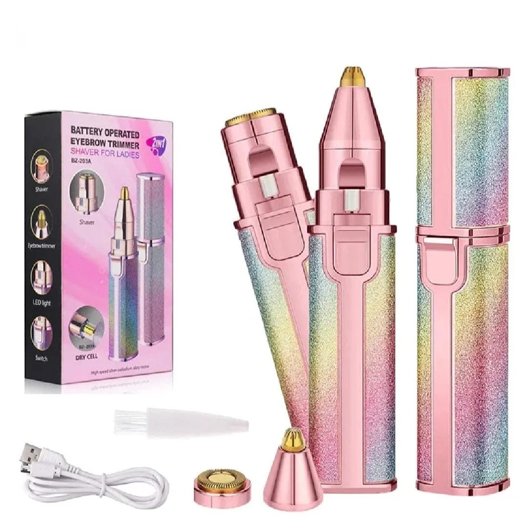 2in1 Painless Women's Pubic Hair Removal, pain less facial hair removal machine , electric Facial Hair Removal