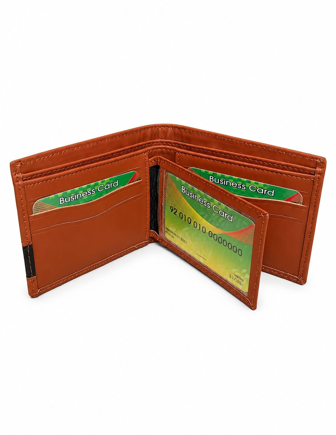 100℅ Genuine Leather Wallet For Men Bi Fold RFID Wallet Mens Leather Wallet