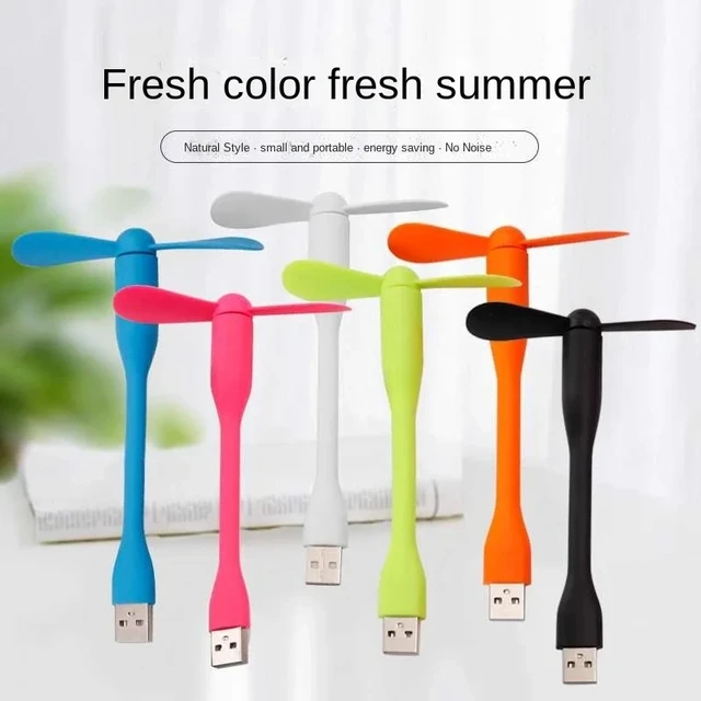 Mini USB Fans, Flexible Neck Cooling Fan, Quiet Travel Fan, Personal Portable Pocket Fan, Power BankNotebookLaptopComputer USB Desk Fan price in Pakistan