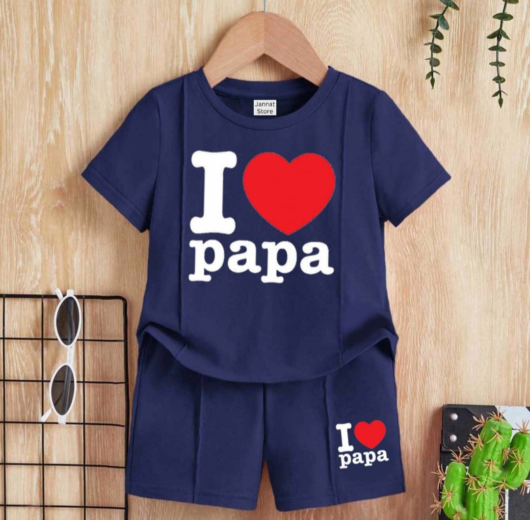 T-shirt And Short Pant For Kids Baby Boys And Baby Girls Round Neck Short Sleeves Tee Tops Clothes Sets Dresses Outfit Suit For Unisex Jannat Place