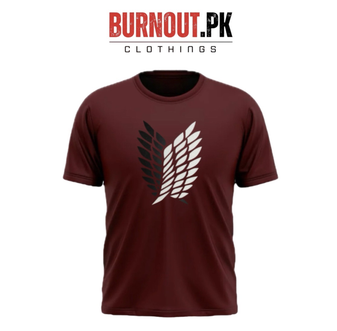 BURNOUT.PK NEW TRENDY SUMMER COLLECTION WINGS PRINTED TSHIRTS FOR MENS AND WOMENS