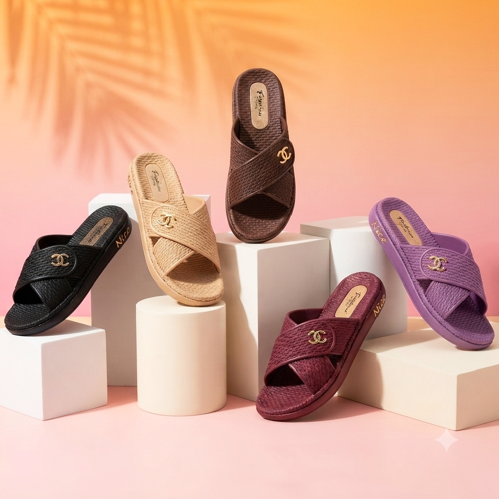 Cheap Price House Slippers for Women Casual Soft Multiple Design Flip Flops for Women