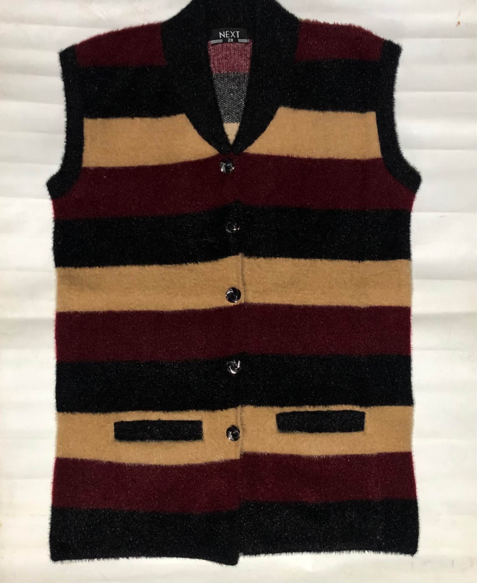 Sleeveless Wool Cardigan - Soft and Warm Women’s Sweater