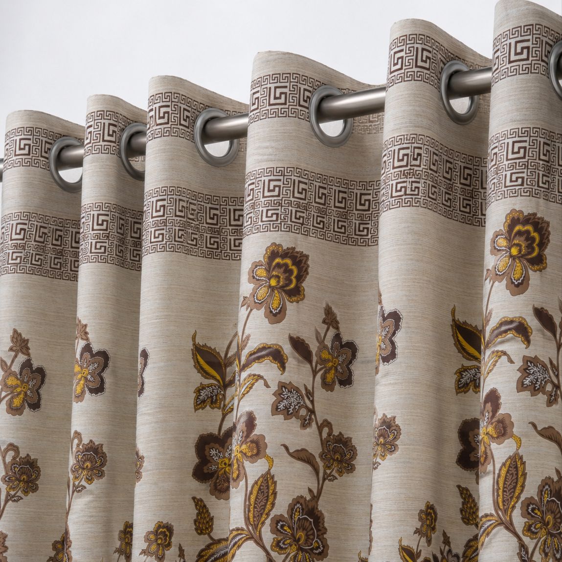 Premium Quality Italian Curtain (Parda) For Home Decor Elegant & Fancy Curtain With Ring(Eyelet) For Windows (1Pc Curtain)