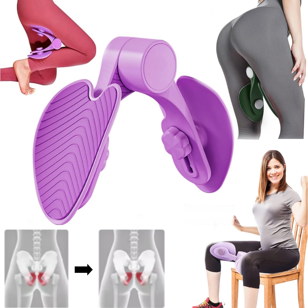Thigh Master, Kegel Exerciser Trainer for Women Postpartum Rehabilitation, Pelvic Hip Trainer, Thigh Trimmer Workout, Arm Toner Leg Exerciser Fitness Weight Loss for Men&Women