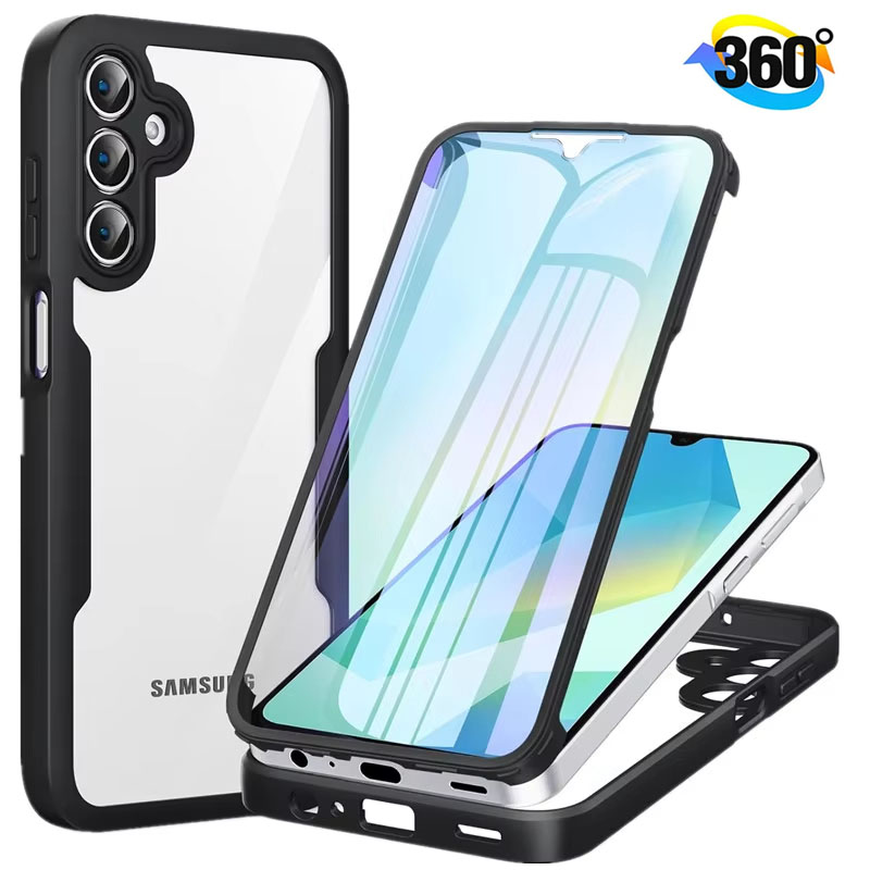 Case For   A57 A36 A56 A16 A37 A17 A07 A26 A06 A25 A35 360 Double Side Shockproof Built in Screen Protector Cover