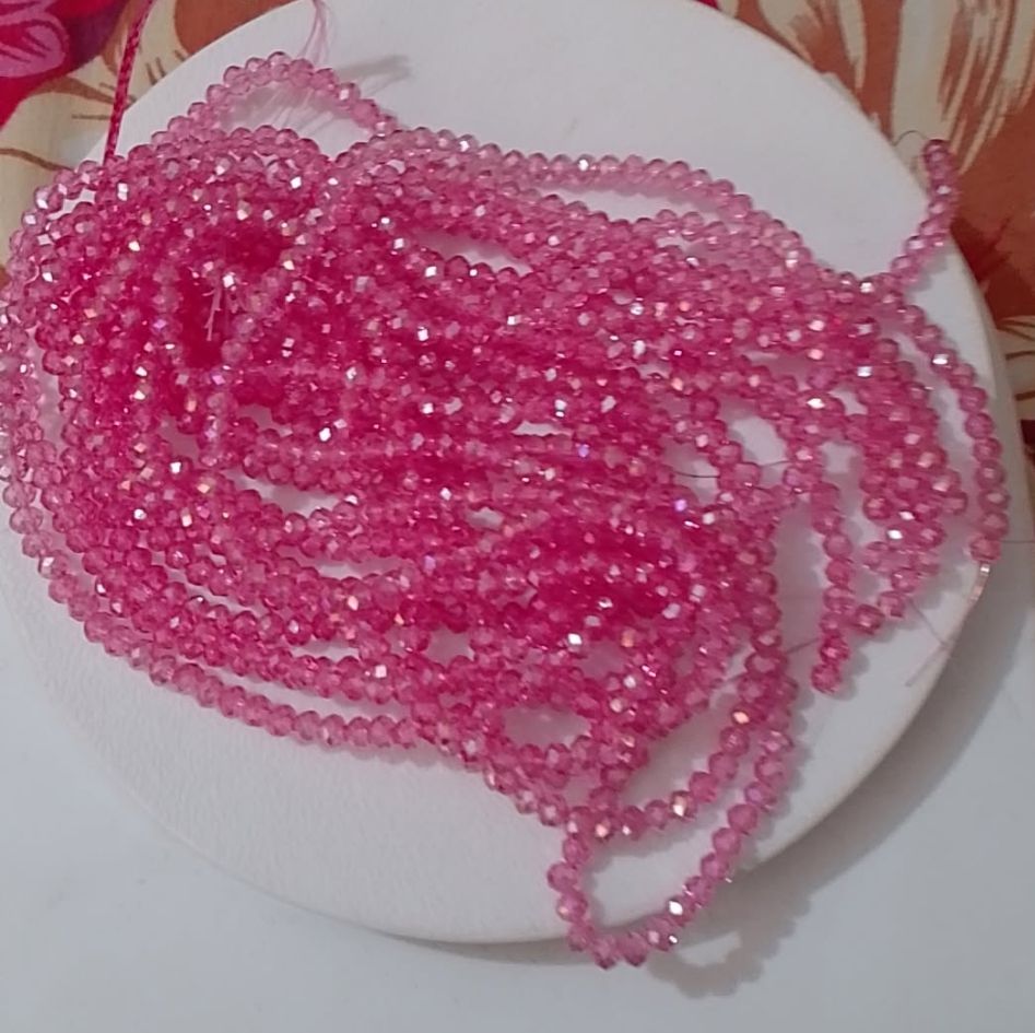 4mm Crystal Beads for Jewelry Making – Sparkling Glass Beads for DIY Crafts