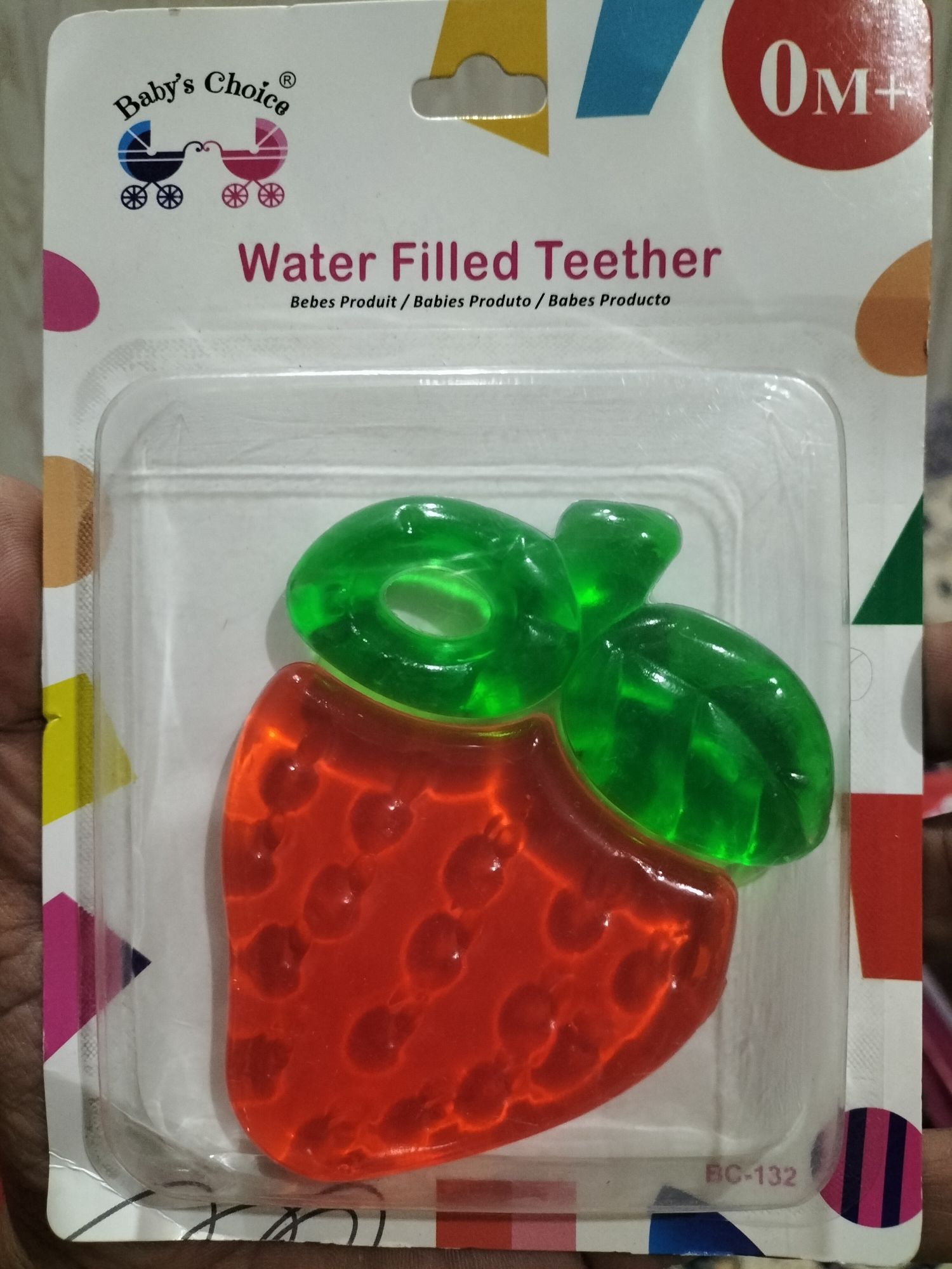Baby Teether - Water Filled. Fruit Shape