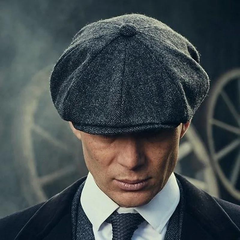Classic Blinders Caps for Men Peaky Hat Newspaper Hat Shelby Same Style Beret Men's Sunshade Hat Suit Accessories Men's 