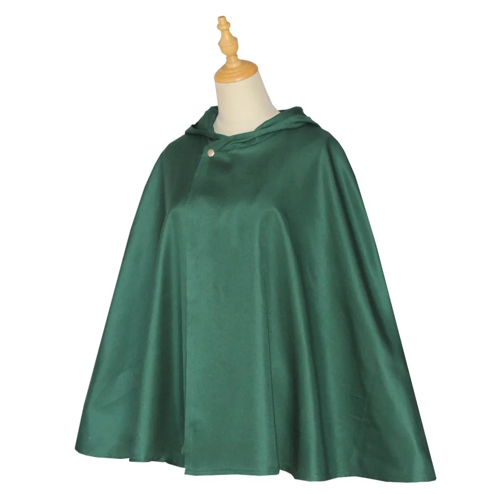 Anime Attack on Titan Cloak Shingeki No Kyojin Scouting Legion Cosplay Costume Cos Green Cape Mens Clothes Cosplay Costume Women