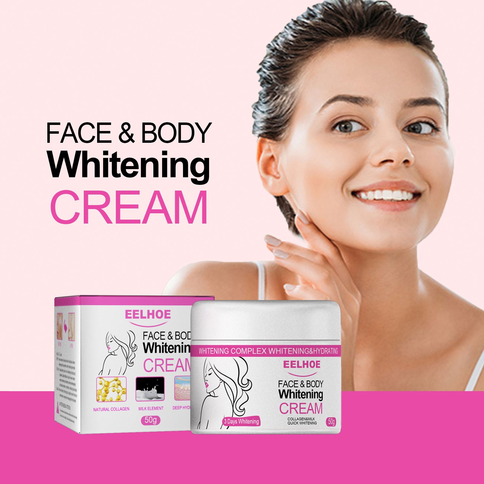 Aveessence Advanced Skin Brightening Cream - Radiance Boosting Formula for Whitening & Radiance, Suitable for Sensitive/Dry/Combination Skin, 7-Day Best Results