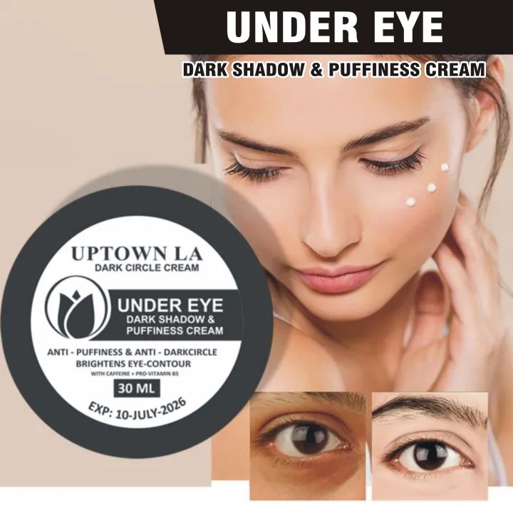 UPTOWN LA ANTI DARK CIRCLE & ANTI PUFFINESS Eye Cream with Caffeine +pro vitamin b5 for brightening eye contour
