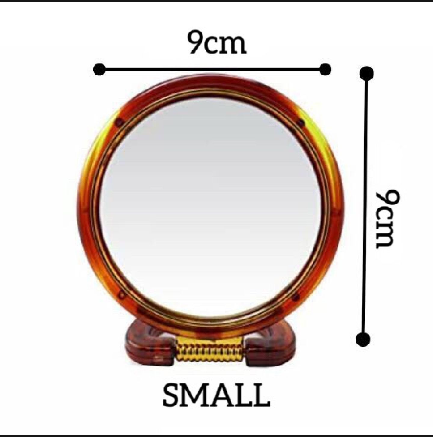Two sided mirror, magnifying mirror, makeup mirror, pocket mirror, table mirror