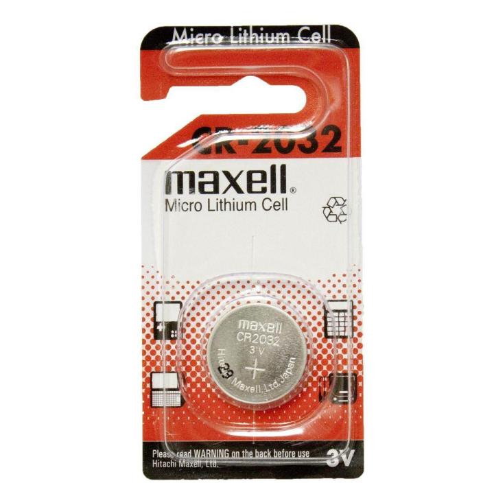 3 pieces/Cells Maxell CR 2032 cell Batteries for Glucometer , Compute Mother Board , Keyless remote controls, Digital cameras,  Heart Rate Monitor
