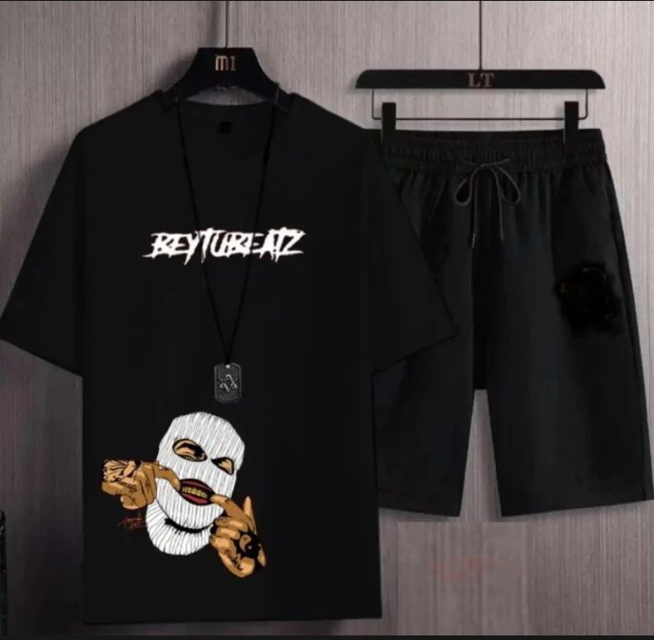 New Summer Printed T-shirt and Short For Boys & Men