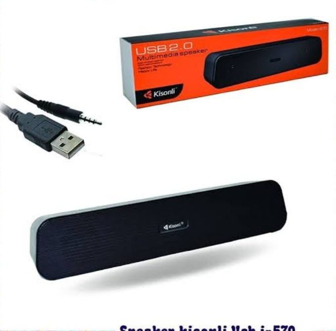Kisonli 620 Computer Speaker Wired 2.0 Usb Speakers Digital Partable For Computer Pc Laptop PAk FF