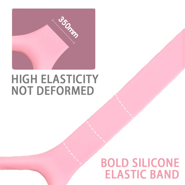 1 PC Figure 8 Exercise Resistance Band, Natural Latex Elastic Fitness Resistance Band Non-slip Handle, Chest Expander Shoulder Arm Strength Training Yoga Stretching Strap Physical Rehab Belt