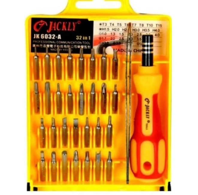 31 in 1 Repair Tools Kit for Tablet PC Cameras Watches Glasses Laptop | Screw Driver Bit Set | Precision Torx Driver set | Electronic Precise Manual ScrewDriver Tool Set | Mini Disassembly Mobile Phone Opening Tool | CRV BITS Holder
