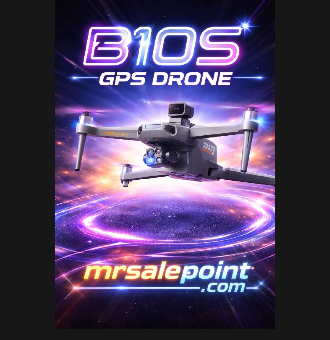 B10S GPS Touch Screen Foldable Camera Drone with 3-Axis Gimbal | Brushless Motor HD Camera Drone | Smart Flight & Stable Aerial Photography