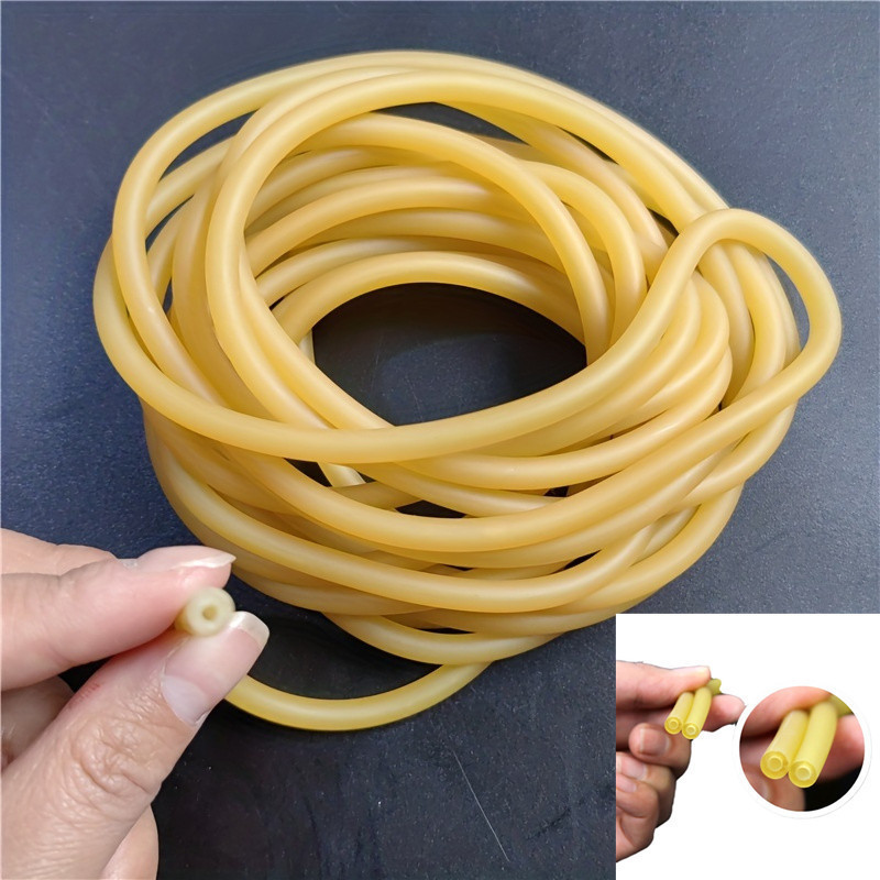 3/5m Elastic Tubular Soft  Band Slingshot  Band Elastic Fitness Rope Elastic Hose Outdoor Activities