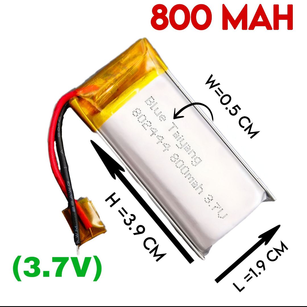 3.7V Mini Lithium Battery 125mAh: Compact Power for Small Devices and Electronic